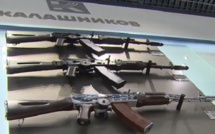 A Moscou, une boutique de souvenirs Kalachnikov en plein aéroport