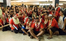 Festival Polynesia : des retrouvailles émouvantes à l'arrivée de la délégation de Hawaii