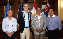 Edouard Fritch s’entretient avec le consul général d’Australie  