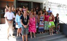 Dernières dédicaces avant le départ pour les nageurs du Tahiti swimming experience