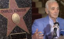Aznavour reçoit une étoile d'honneur de la communauté arménienne à Hollywood