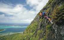 Carnet de voyage -  Bora Bora : en rappel sur le Otemanu
