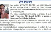 Avis de décès Fenua NOFONOFO