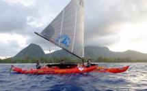 Pirogue à voile – Channel Crossing : Plus de 16H de traversée entre Moorea et Huahine