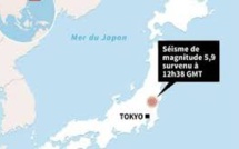 Japon: fort séisme au nord-est de Tokyo, pas de risque de tsunami