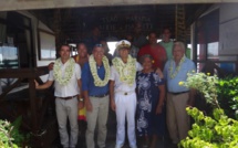 Première visite officielle du Chef de la Subdivision administrative des Iles-sous- le-Vent à Maupiti