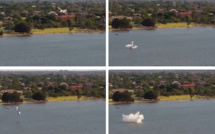 Australie: un avion plonge dans une rivière devant des milliers de spectateurs