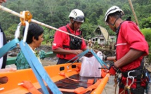 Le matériel financé par le fonds de secours à Mahina