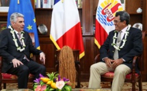Edouard Fritch reçoit l'évêque président de l’Eglise mormone