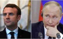 Premier entretien téléphonique Poutine-Macron (Kremlin)