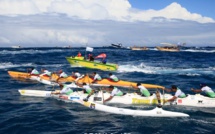 Va'a V6 – Tahiti Nui Va'a : Shell Va'a remporte l'étape 1 « Vaiani », résumé &amp; photos