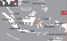 Indonésie: séisme de magnitude 6,6 dans l'île des Célèbes