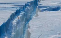 Un iceberg géant sur le point de se détacher en Antarctique