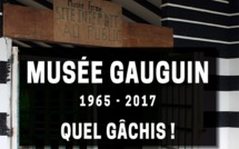 À la Une de Tahiti Pacifique, vendredi, la fermeture du musée Gauguin