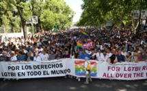 A Madrid, une marche mondiale LGBT très festive et surveillée
