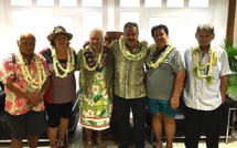 Visite de courtoisie du To’ohitu de l’Académie Tahitienne – Fare Vāna’a
