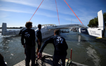 Le "magnifique" bateau Maxi Edmond de Rothschild a pris son premier envol