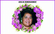 Avis de remerciements Famille TERAIAMANO-MEUEL