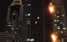 La Torch Tower à Dubaï endommagée par un incendie