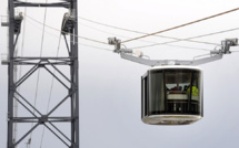 Le téléphérique de Brest reprend du service avec une seule cabine