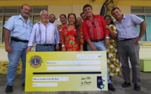 Après les intempéries, le Lions Club consacre un million de francs à l'école de Taaone