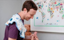 Le PDG de Facebook Mark Zuckerberg annonce la naissance de sa seconde fille