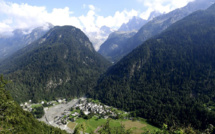 Nouveaux éboulements à Bondo, dans les Alpes suisses