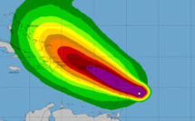 La Martinique en alerte violette et la Guadeloupe en alerte rouge pour l'ouragan Maria