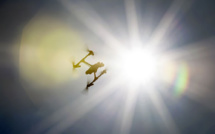 Nantes: un drapeau anti-Trump ciblé par un drone au sommet de la tour LU