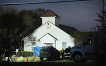 Texas: 26 morts dans une église lors d'une des pires fusillades aux Etats-Unis