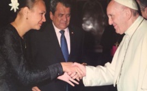 Edouard Fritch a rencontré le pape François