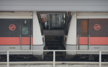 Collision entre deux métros à Singapour: 28 blessés