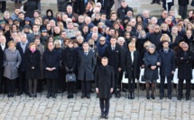 Dernier hommage de la France à Jean d'Ormesson, avant le salut à Johnny