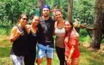 Green Arrow pris de panique…sur l’accrobranche de Moorea