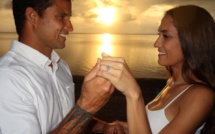 Michel Bourez demande Vaimiti Laurens en mariage