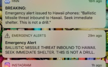 Une fausse alerte au missile balistique sème la confusion à Hawaï