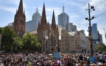 Des milliers d'Australiens manifestent contre la "Journée de l'invasion"