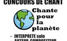Chante pour la planète.Concours de chant des îles sous le vent