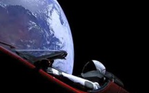 La voiture lancée par Falcon Heavy filmée en direct depuis l'espace