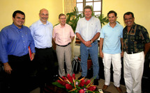 Edouard Fritch reçoit deux promoteurs d’ouvrages hydroélectriques