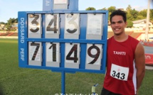 Athlétisme - Lancer du javelot : Teura Tupaia, champion de France junior