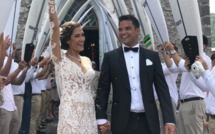 Michel Bourez et Vaimiti Laurens se sont mariés