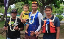 Kayak/Sup/V1 - Ari'i Hoe no Papeete : Hiromana Florès, Georges Cronsteadt et Kévin Céran-Jérusalémy s'imposent