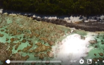 Tetiaroa à couper le souffle lors d'une session de kite