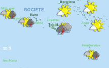 Appel à la vigilance en raison d’orages aux îles du Vent et Tuamotu