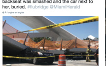 Un pont piétionnier s'effondre et fait plusieurs morts à Miami