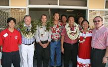 Inauguration du Kiosque d'informations "Papeete centre ville".