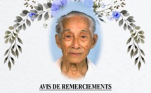 Avis de remerciements Famille SICHAN-CHUNGUES