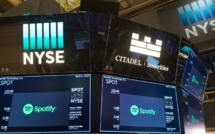 Spotify, roi du streaming, a fait ses premiers pas en Bourse