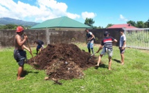 Permaculture: les élèves du lycée agricole de Moorea transmettent leur savoir faire